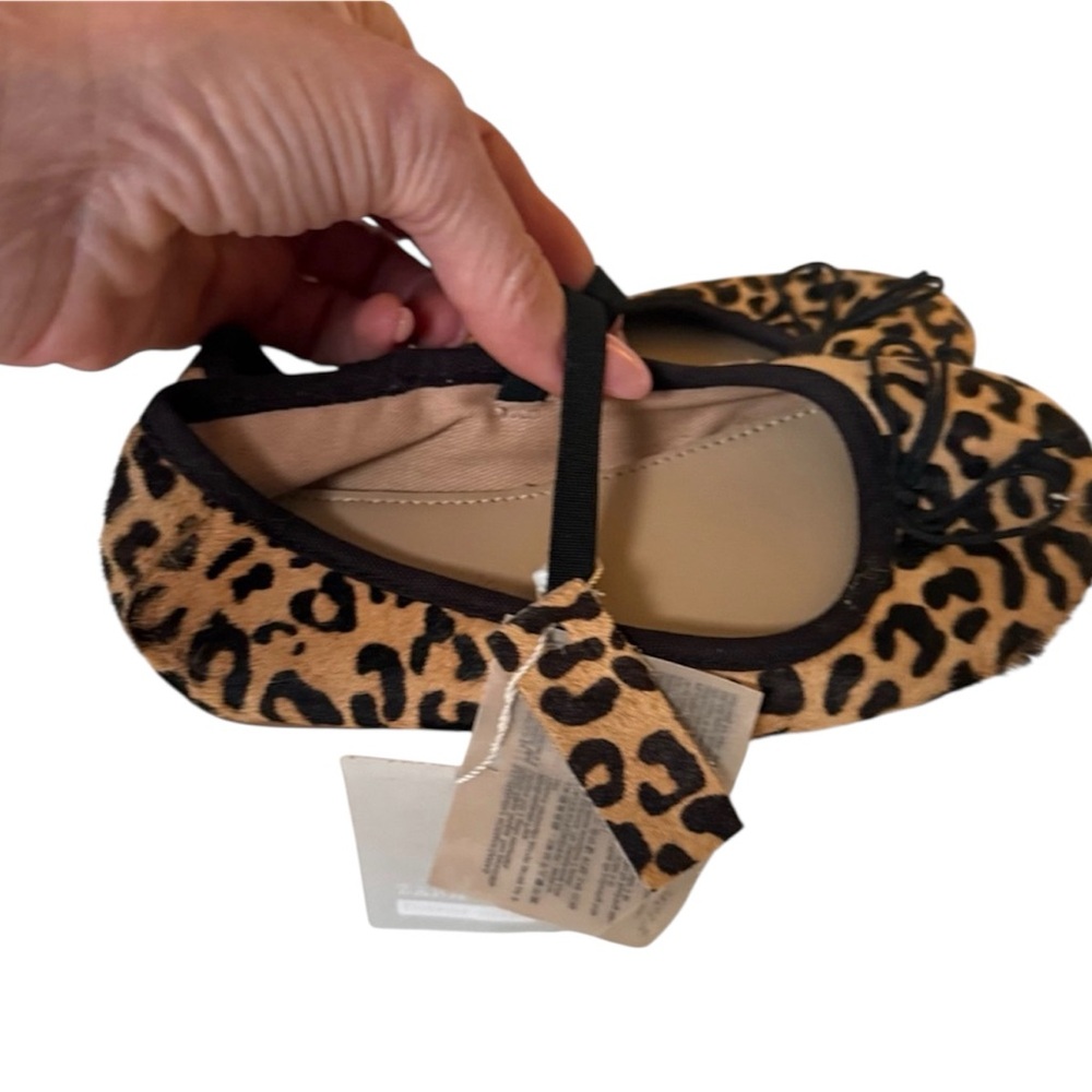 Zara Animal Print Ballet Flats